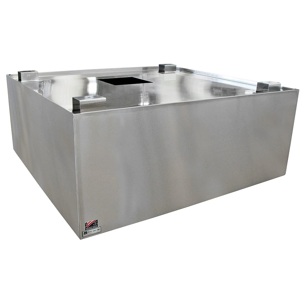 John Boos C2H422 42" Condensate Hood w/ Full Gutter, Stainless