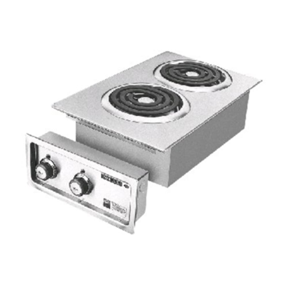 Wells H-63 14-3/4 Stainless Steel Electric Countertop Hot Plate