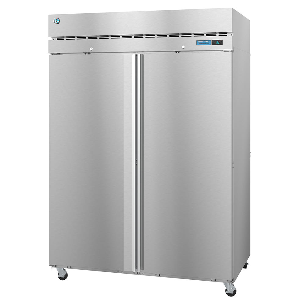 Hoshizaki F2AFS SteelHeart 55" Two Section Reach In Freezer, (2) Solid