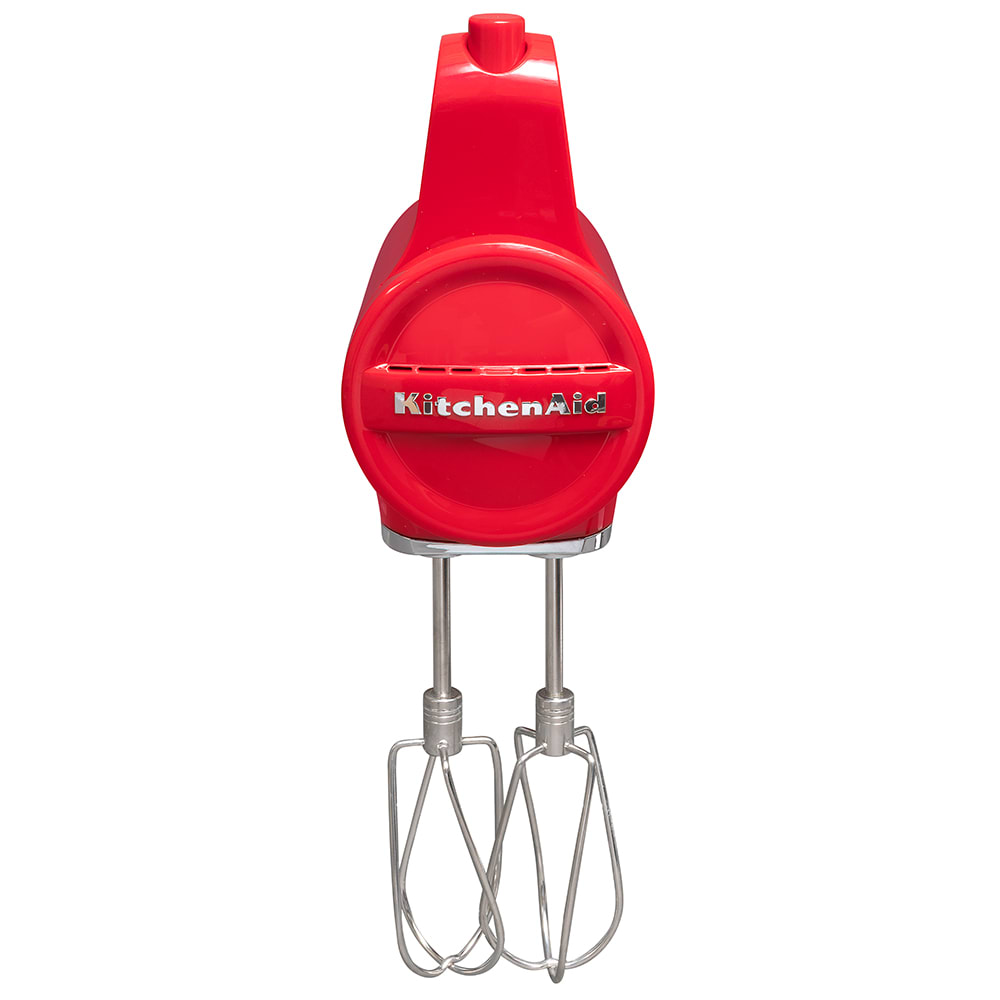 KitchenAid KHMB732PA Cordless Hand Mixer w/ 7 Speeds, Passion Red