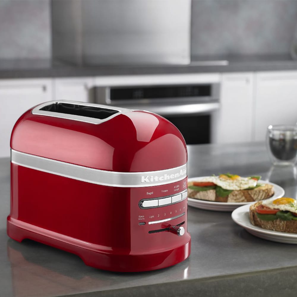KitchenAid KMT2203CA Pro Line 2 Slice Automatic Toaster Candy Apple Red