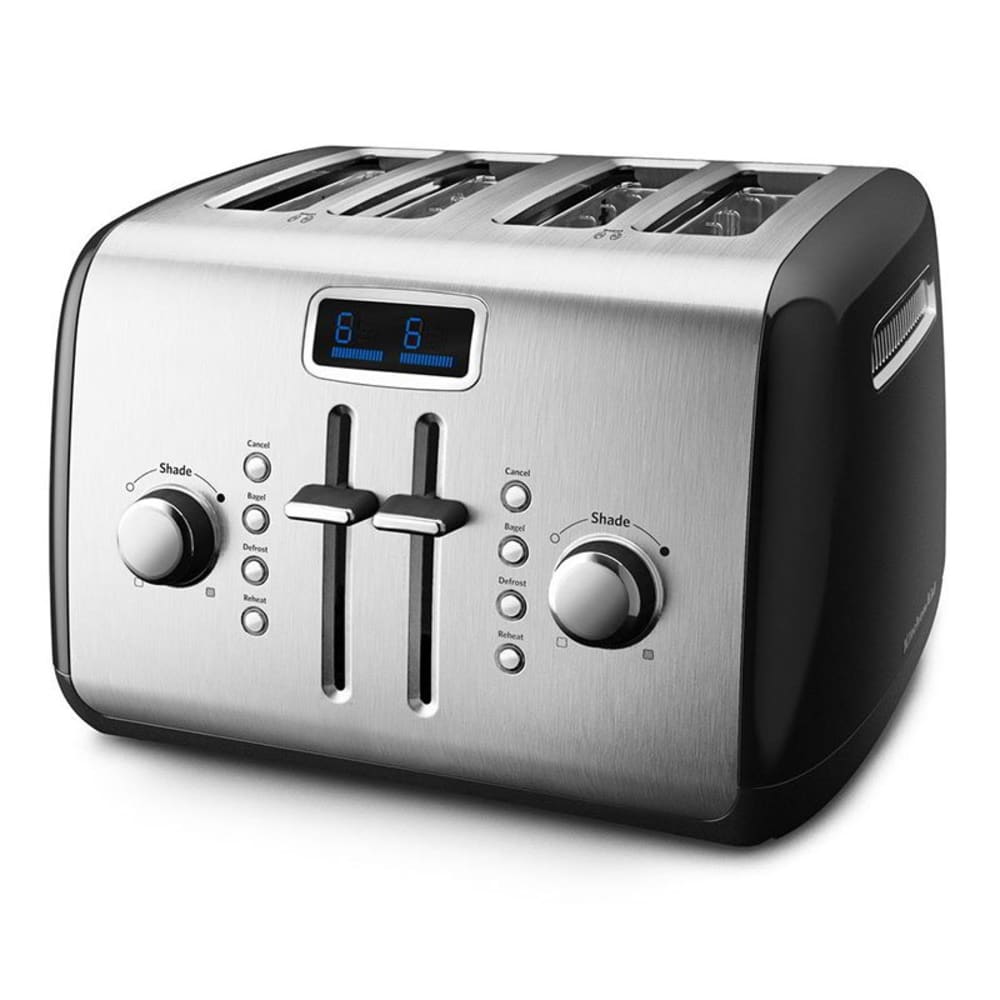 KitchenAid 4-Slice Toaster with Manual High-Lift Lever, Brushed Stainless  Steel