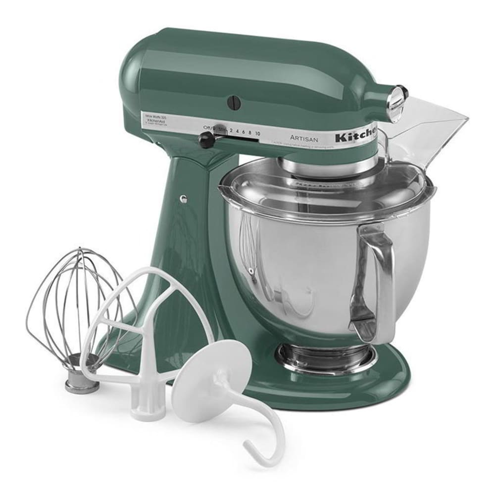 KitchenAid KSM150PSBL Artisan Series 5Quart Mixer, 10 Speed, Bayleaf
