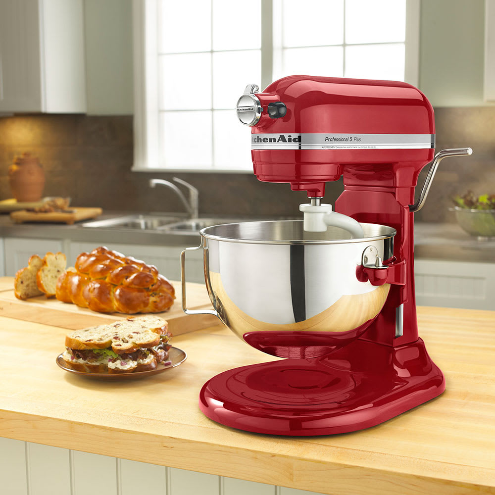 KitchenAid Professional 600 6-Quart 10-Speed Empire Red Stand Mixer in the  Stand Mixers department at
