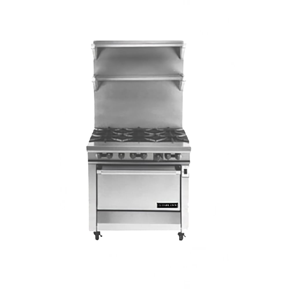 Garland 4-Burner Range With 36 Flat Top Griddle, Lower Oven and
