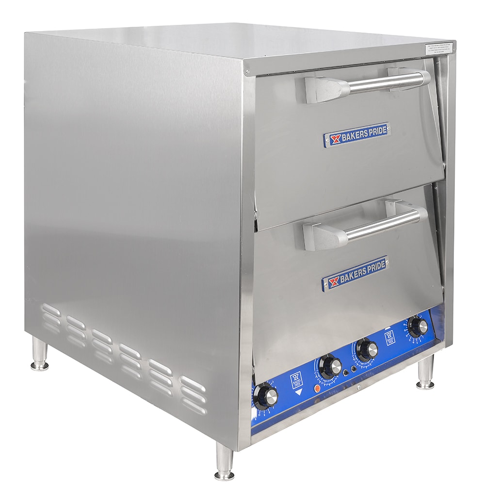 Bakers Pride P44BL Countertop Pizza/Pretzel Oven Double Deck, 220v/1ph