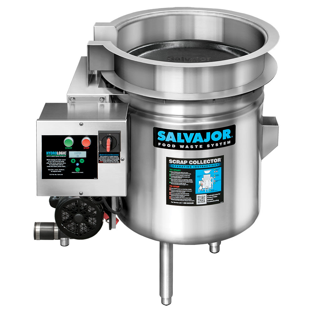 Salvajor S419 Trough Collector, Conveyor & Collecting System, 3/4 HP
