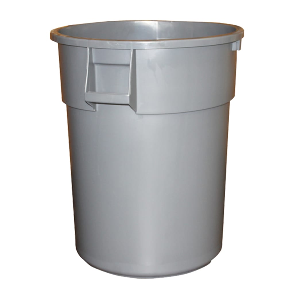 Rubbermaid FG265500GRAY BRUTE 55 Gallon Gray Round Trash Can