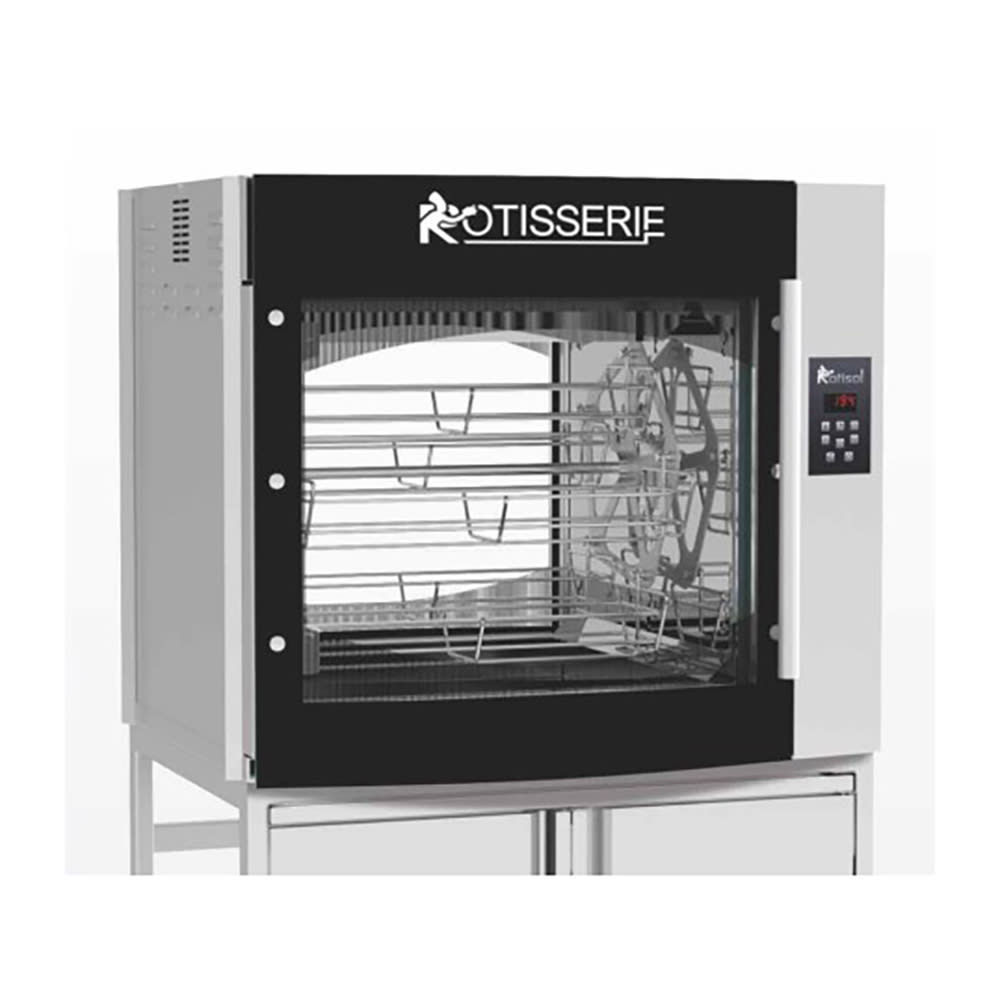 Rotisol USA FBP5.520 Electric 5 Basket Rotisserie Oven w/ 20 Bird
