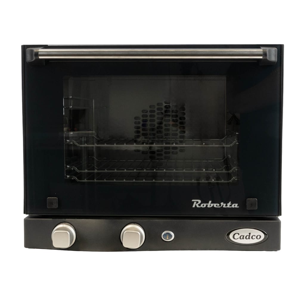 Cadco OV003 QuarterSize Countertop Convection Oven, 120v