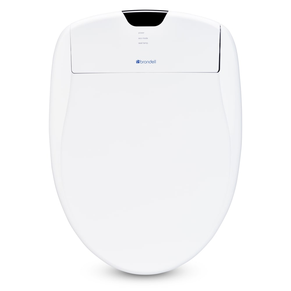 Brondell S1400EW Electronic Bidet Toilet Seat w/ Remote Control