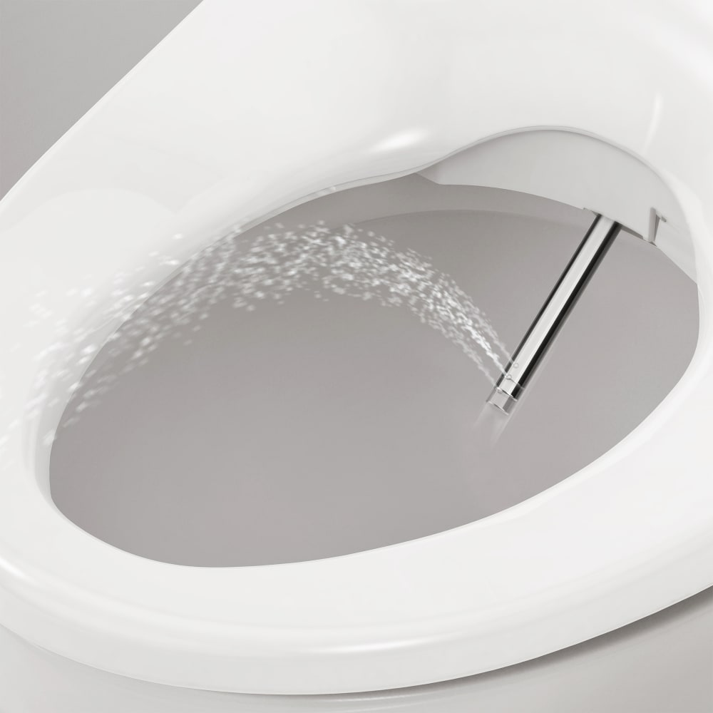 Brondell S1400EW Electronic Bidet Toilet Seat w/ Remote Control
