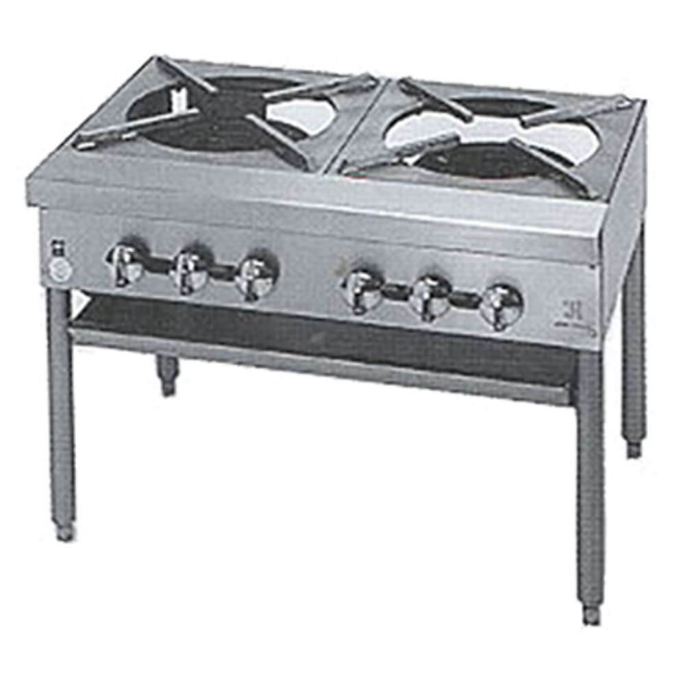 Jade Range JSP224 2 Burner Stock Pot Range, Natural Gas