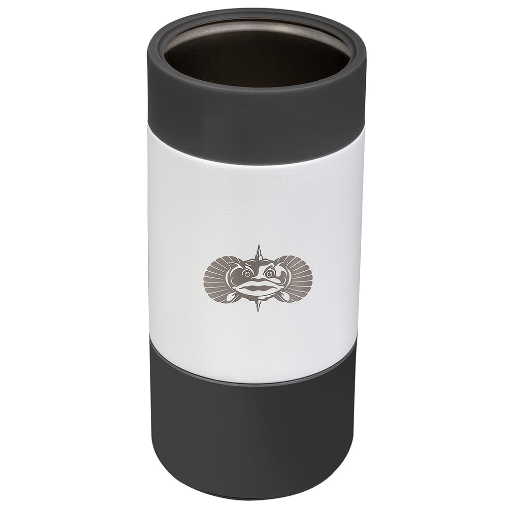 Toadfish Non-Tipping 16 oz Can Cooler - White