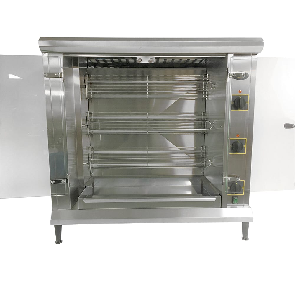 Equipex RBE12 Electric 3 Spit Commercial Rotisserie, 208v/3ph