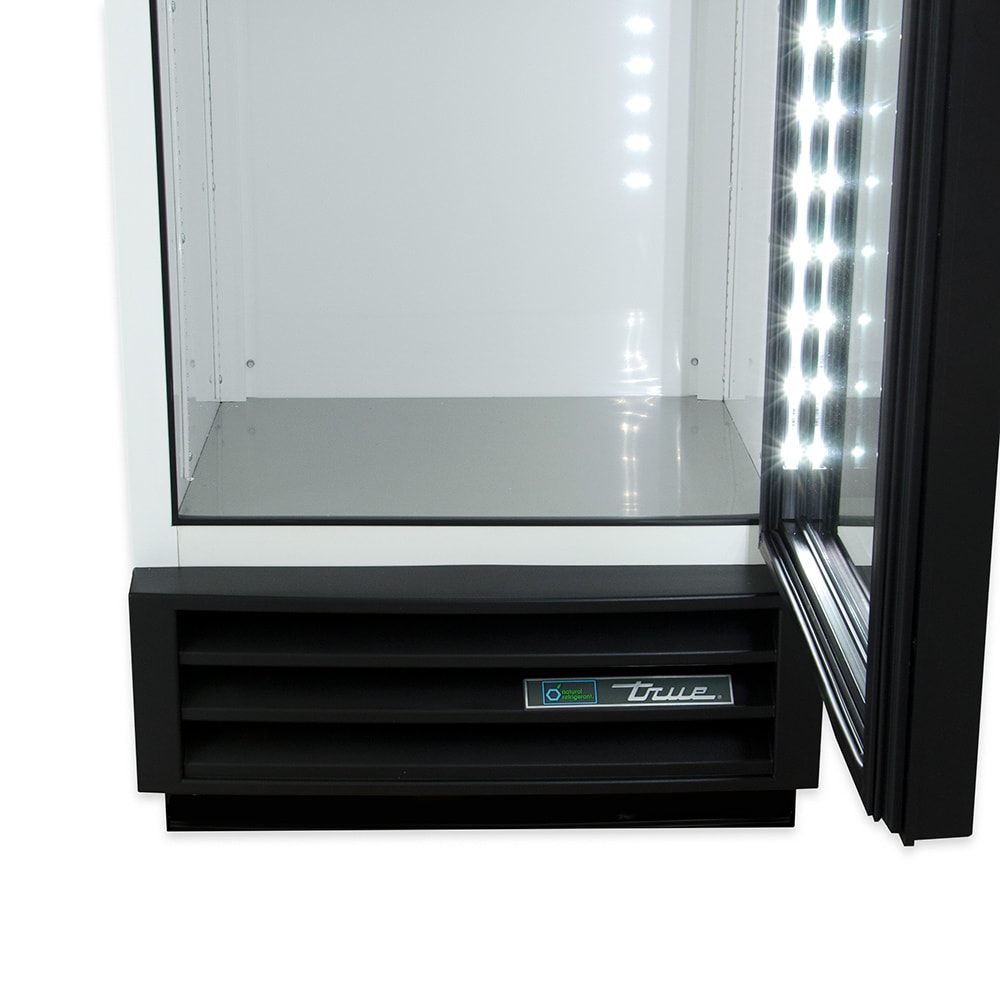 True GDM-12-LD White Glass Door 12 Cu Ft Refrigerator Merchandiser 