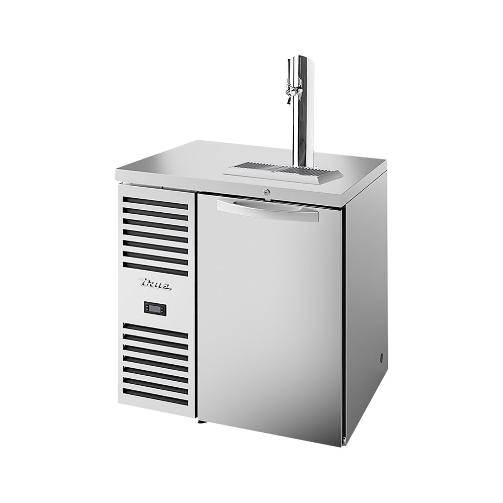 True TDR32RISZ1LSS1 32" Kegerator Beer Dispenser w/ (1) Keg