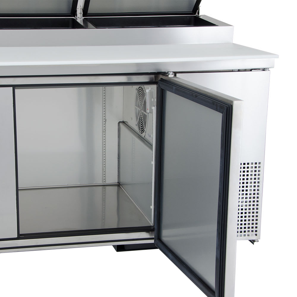 True TPP93 93" Pizza Prep Table w/ Refrigerated Base, 115v