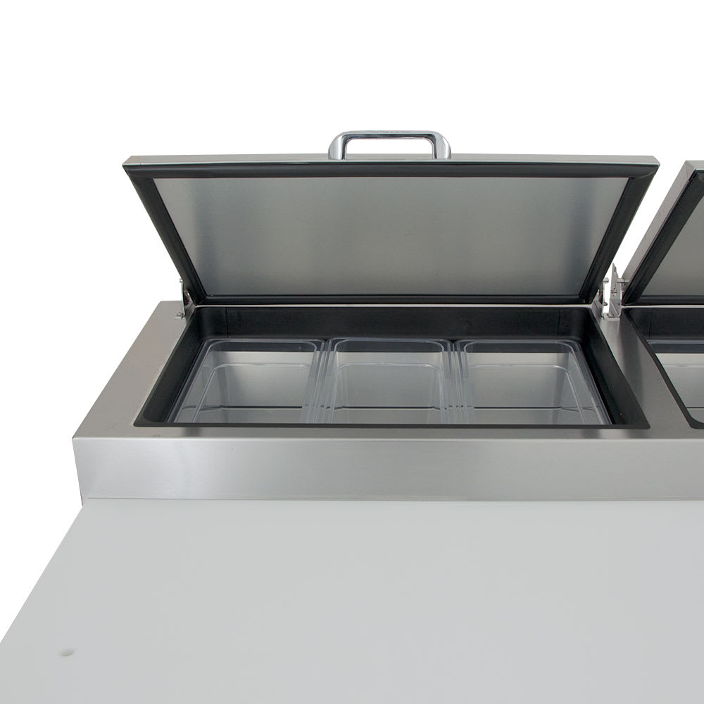 True TPP93 93" Pizza Prep Table w/ Refrigerated Base, 115v