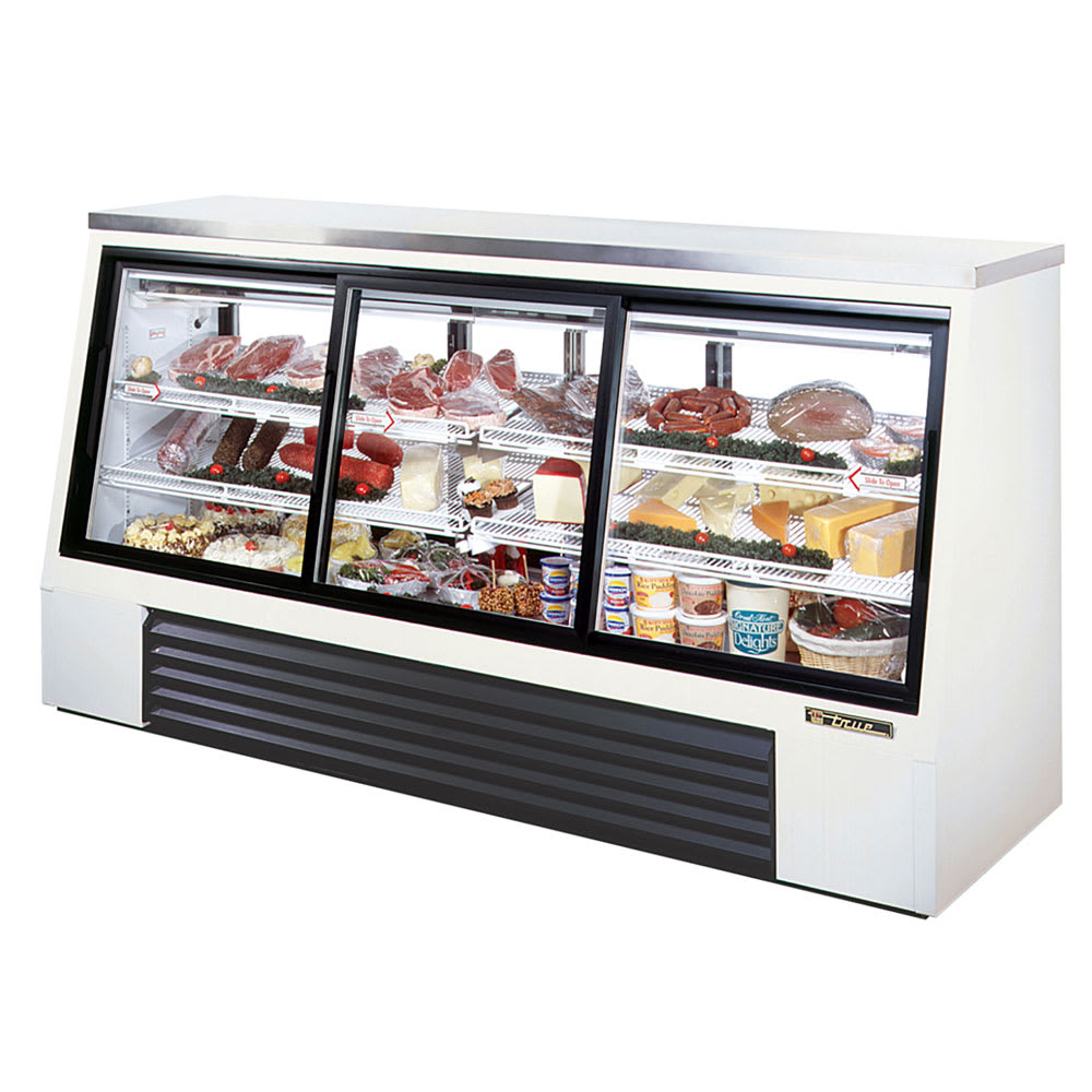 True TSID966 96" Self Service Deli Case w/ Straight Glass (3