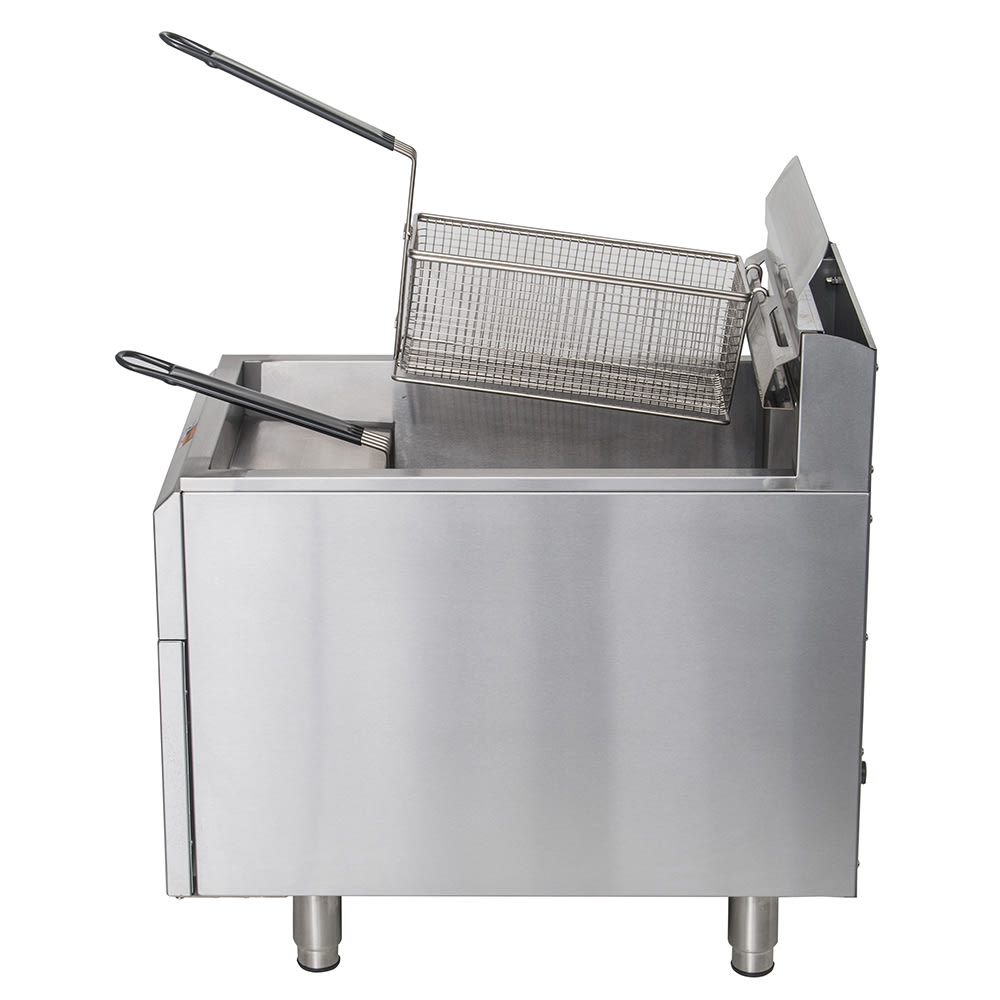 Globe GF30G Countertop Gas Fryer (1) 30 lb Vat, Natural Gas