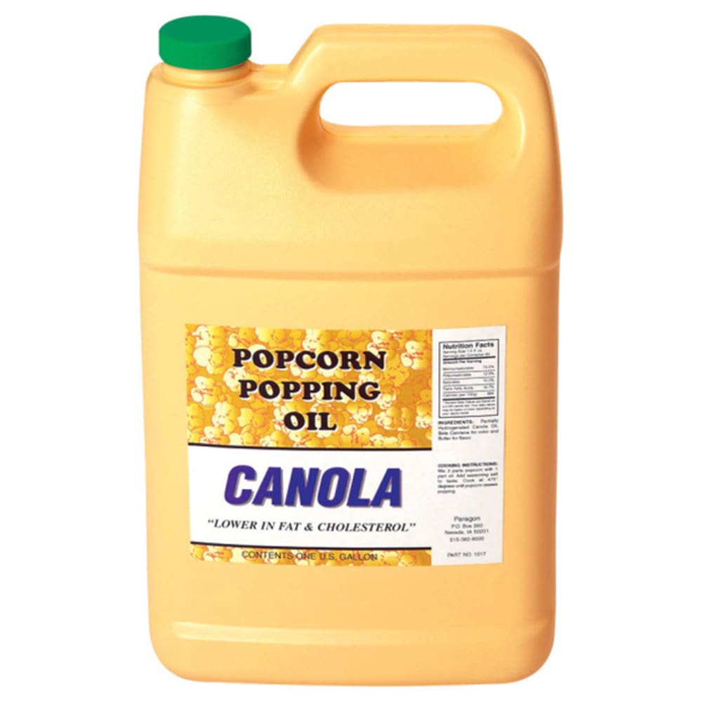 Paragon Canola Popcorn Popping Oil 1 Gallon