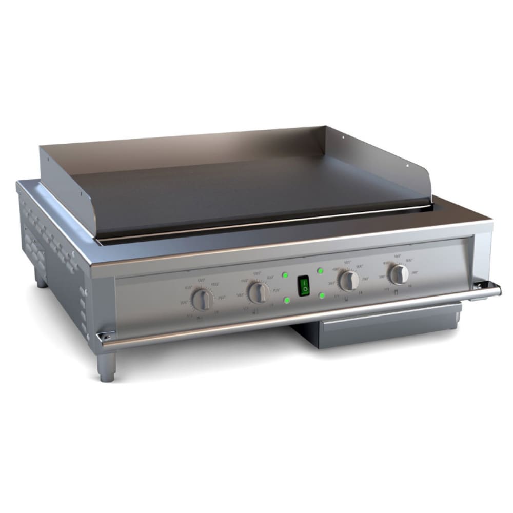 Wood Stone PLANCHA 39 1/2" Electric w/ Thermostatic Controls - 1" Steel Plate, 208v/3ph
