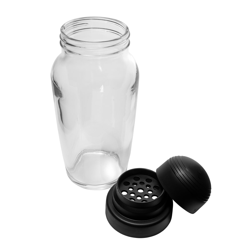 Commercial 132300520 Libby Glass Shaker Bottle w/ Black Lid New 