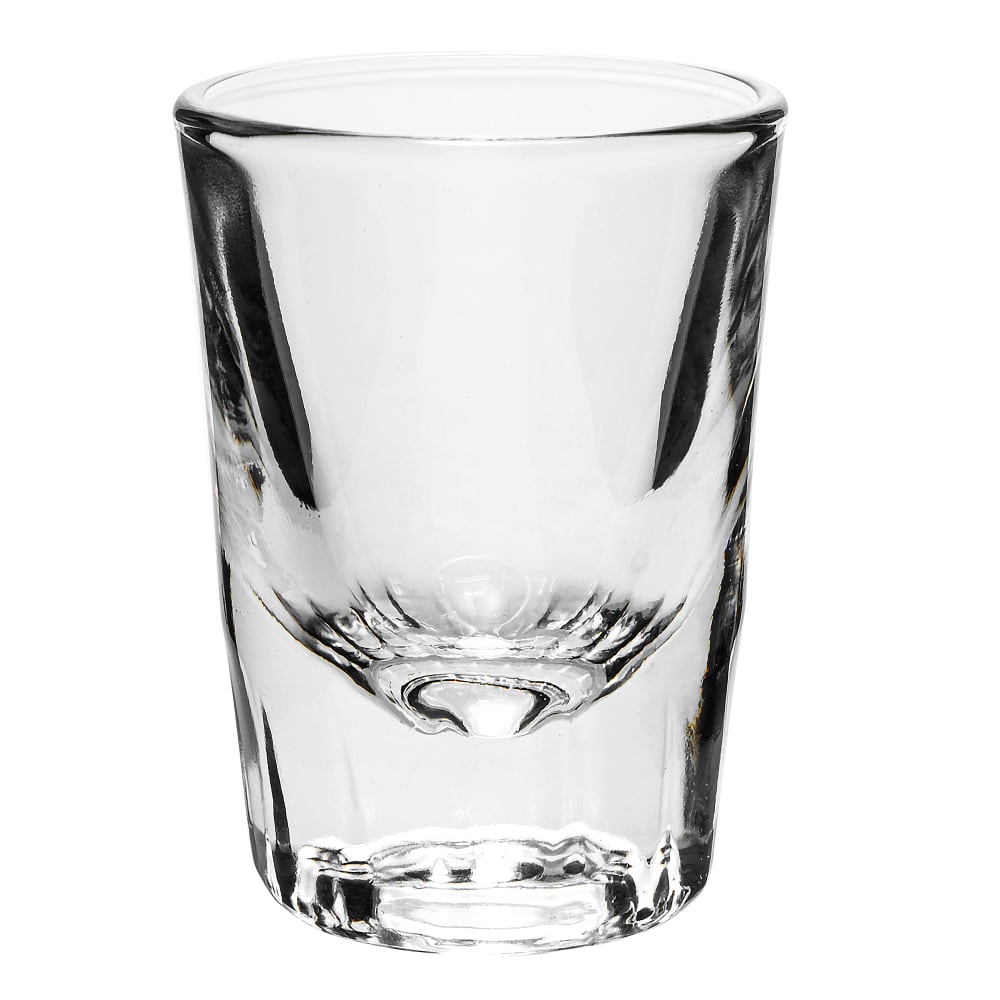 Libbey 5126 A0007 fluted shot glass 2 oz with 1 oz line TWO GLASSES brand new