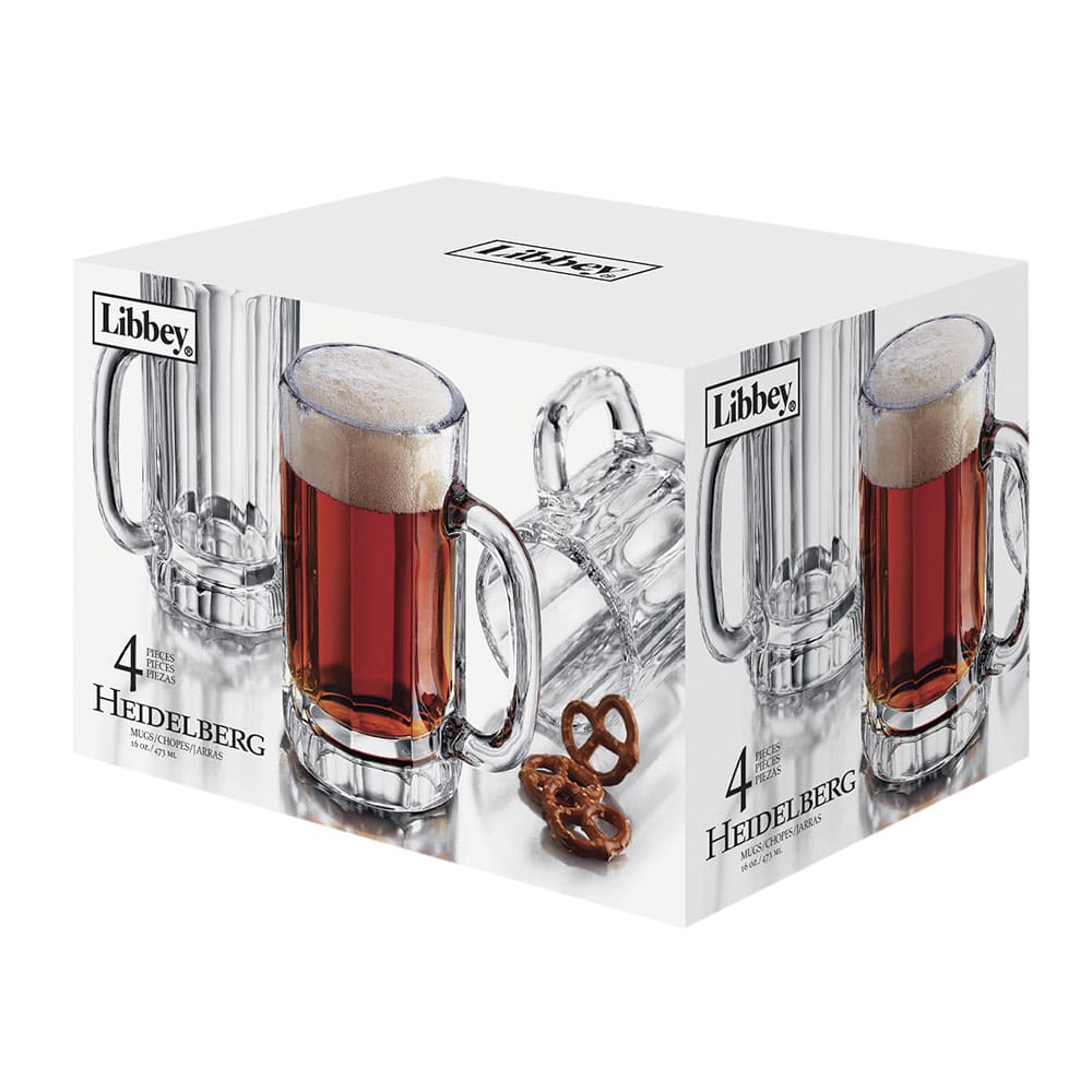 Libbey 89587 Heidelberg Mug Set w/ 4 Mugs