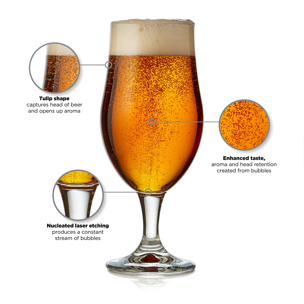 Libbey 920284 16 1/2 oz Munique™ Stemmed Beer Glass