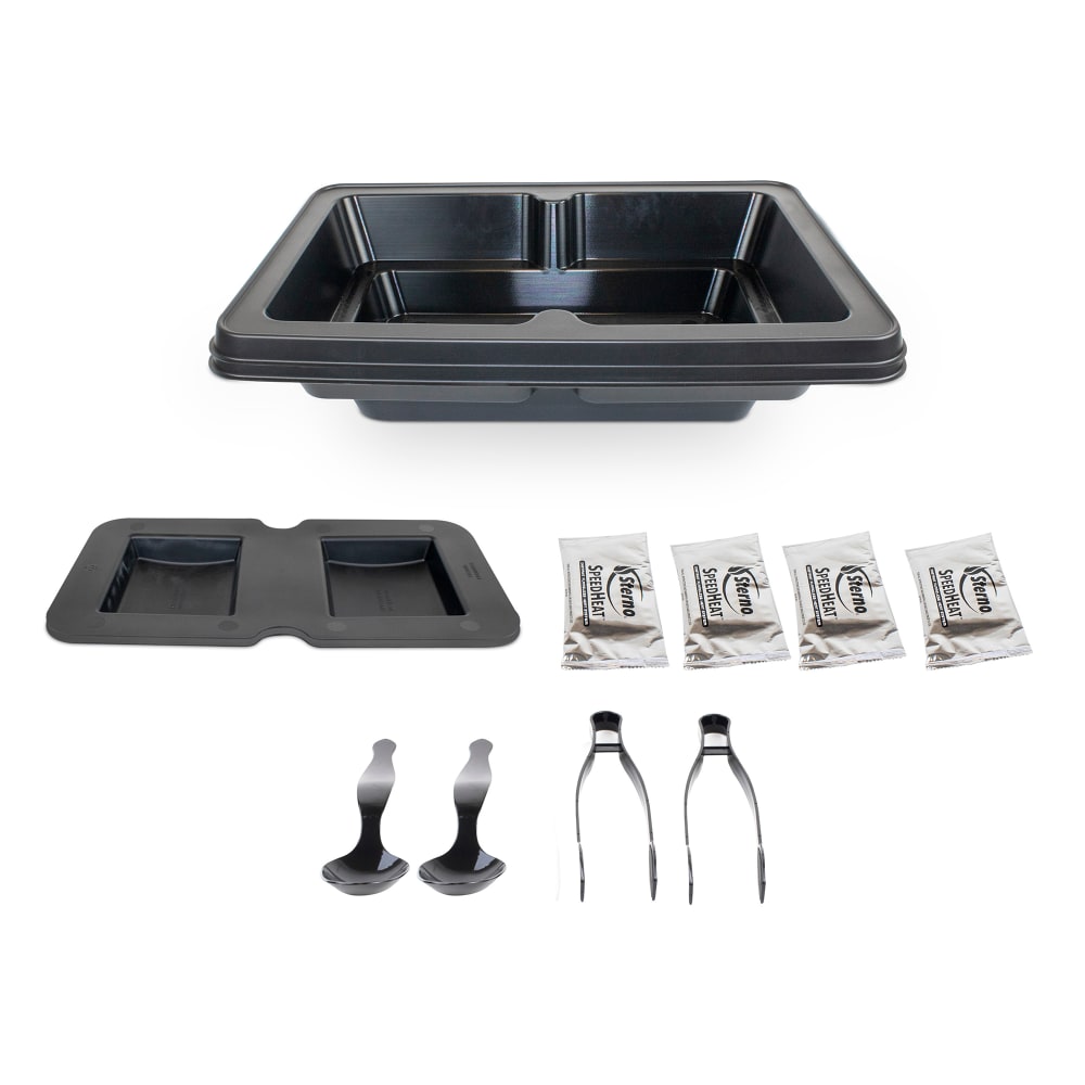 Sterno 70343 SpeedHeat™ Flameless Food Warming System Kit for (4) Half
