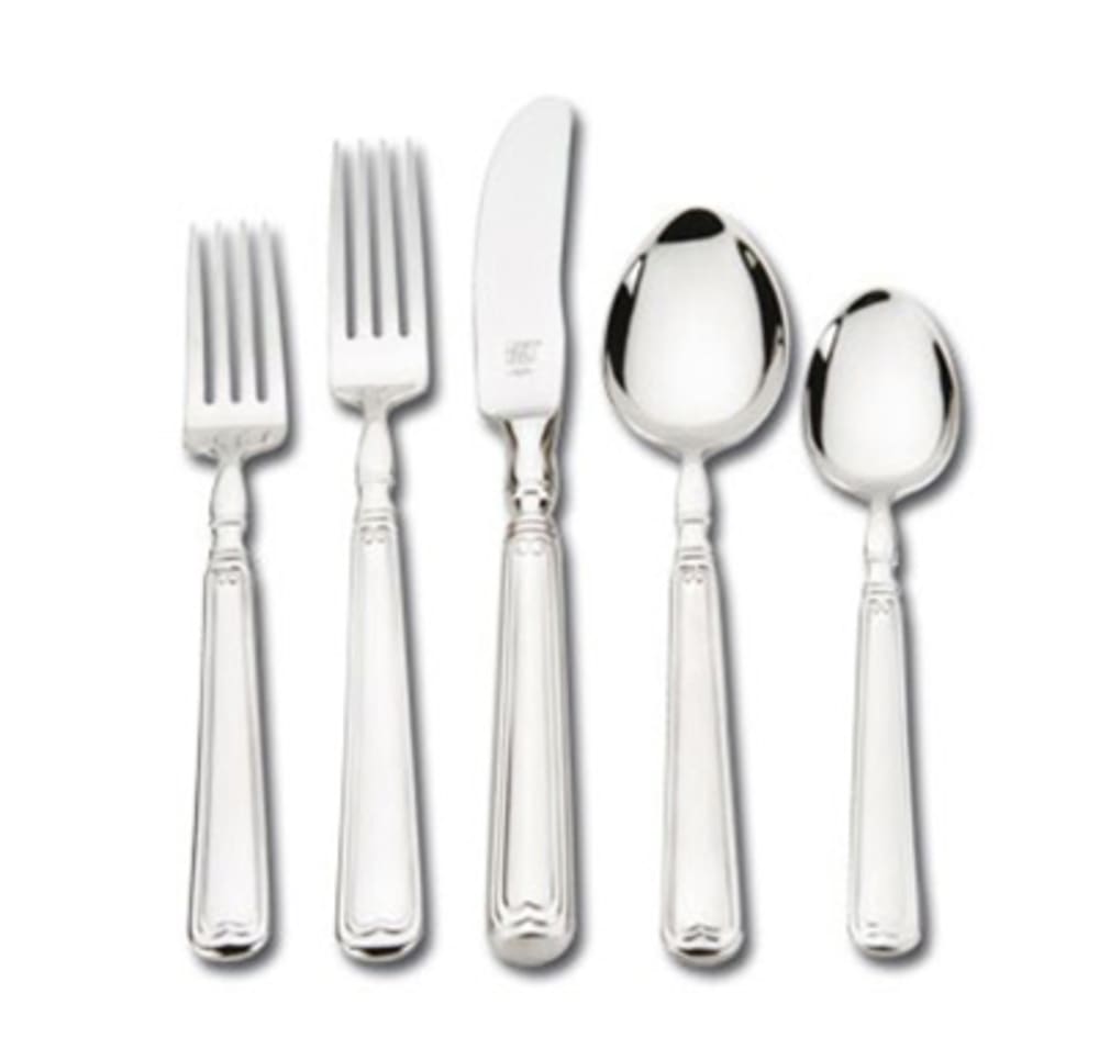 Henckels 22772323 23Piece Vintage Set w/ 5Piece Place Settings & Serving Spoon, Meat Fork