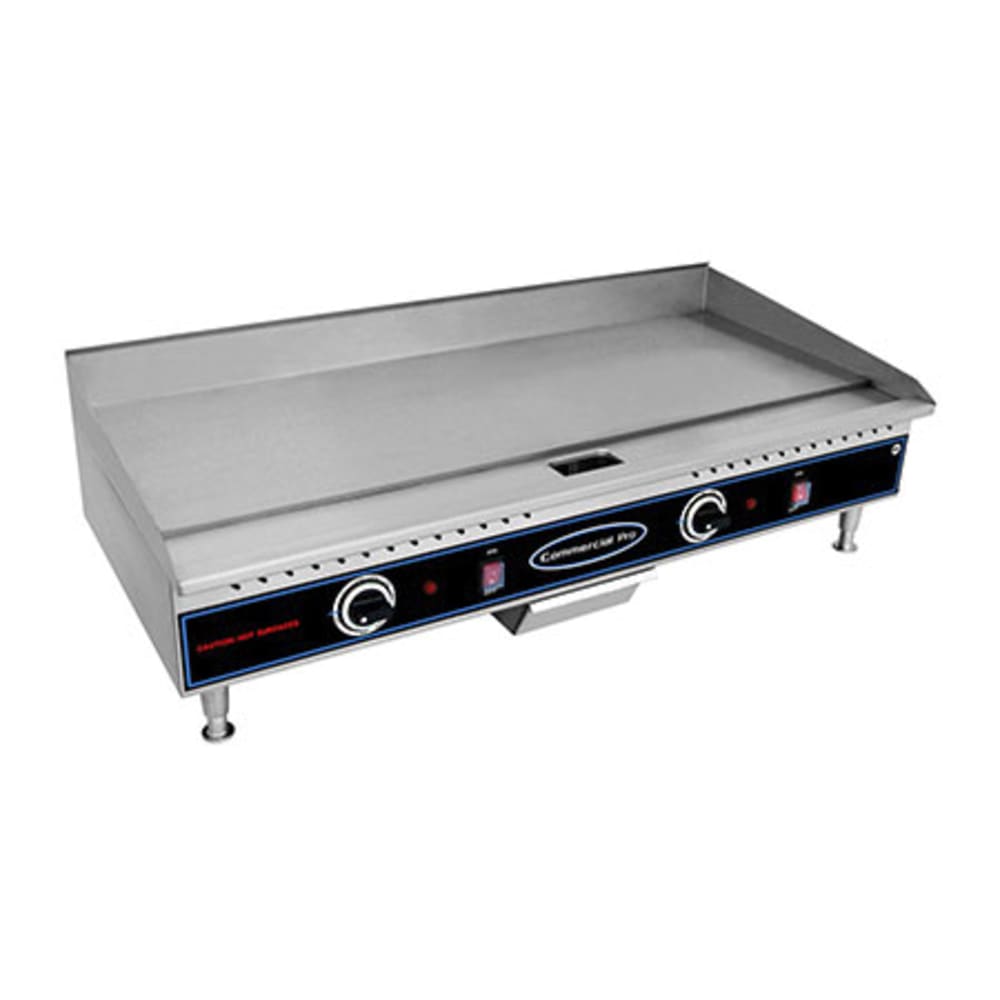 Commercial Pro CPG36 36" Countertop Griddle Thermostat Control 208240v