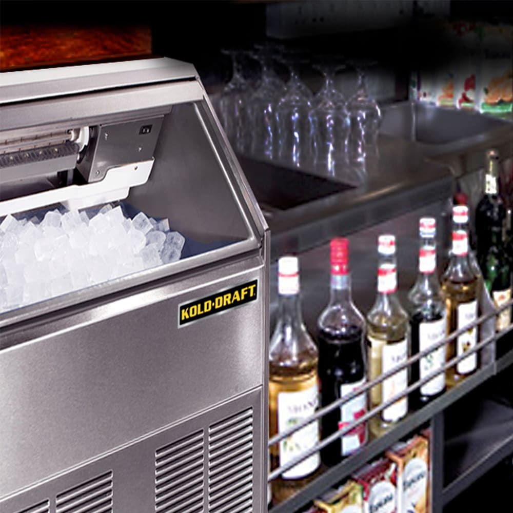 KoldDraft SC201AC 26"W Large Cube Undercounter Ice Machine 150 lbs