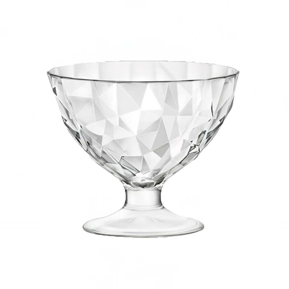Steelite 4990Q715 7 1/2 oz Diamond Dessert Dish Glass, Clear