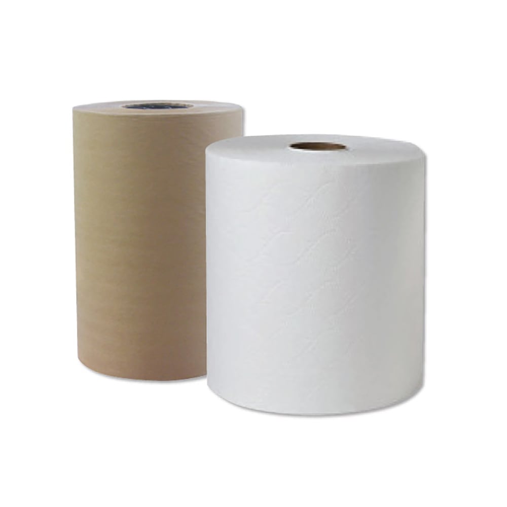 Empress rt680021 800 ft hardwound paper towel roll natural