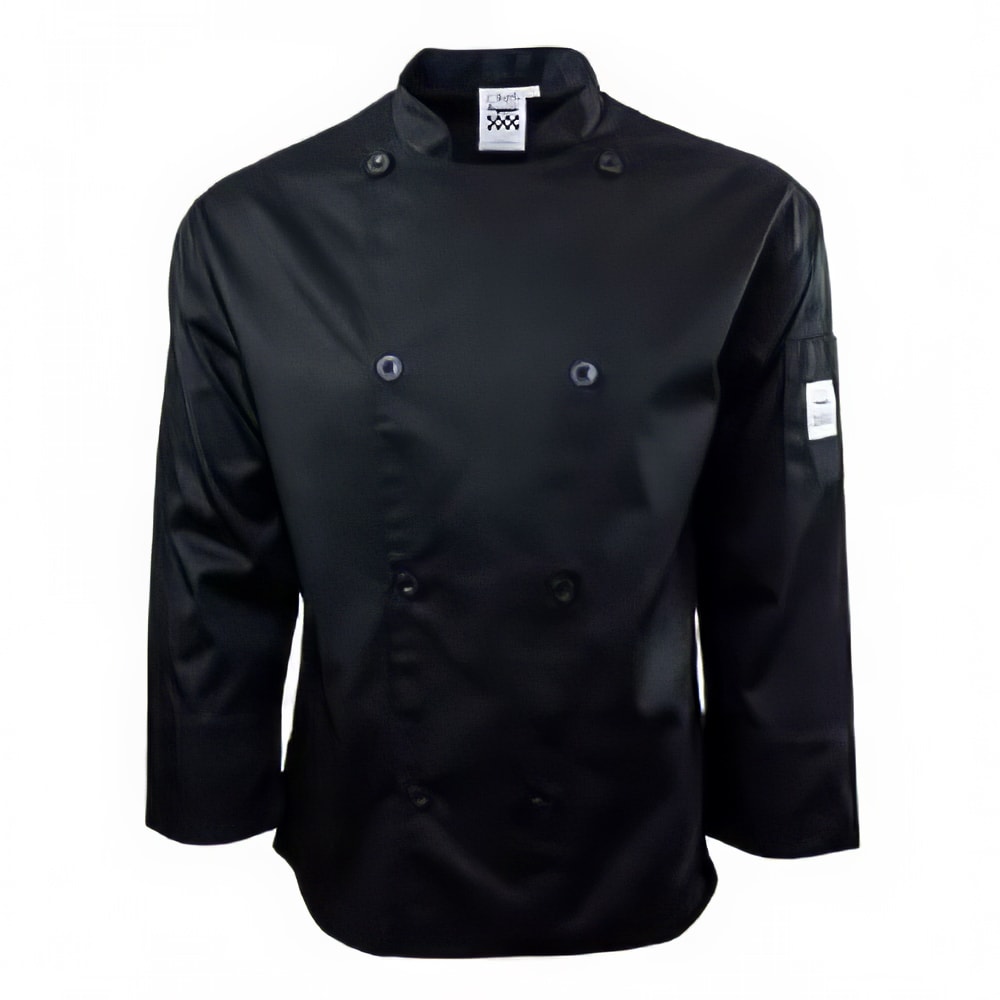 J049-S Chef Revival Chef's Long Sleeve Jacket Poly/Cotton Small FREE SHIPPING 