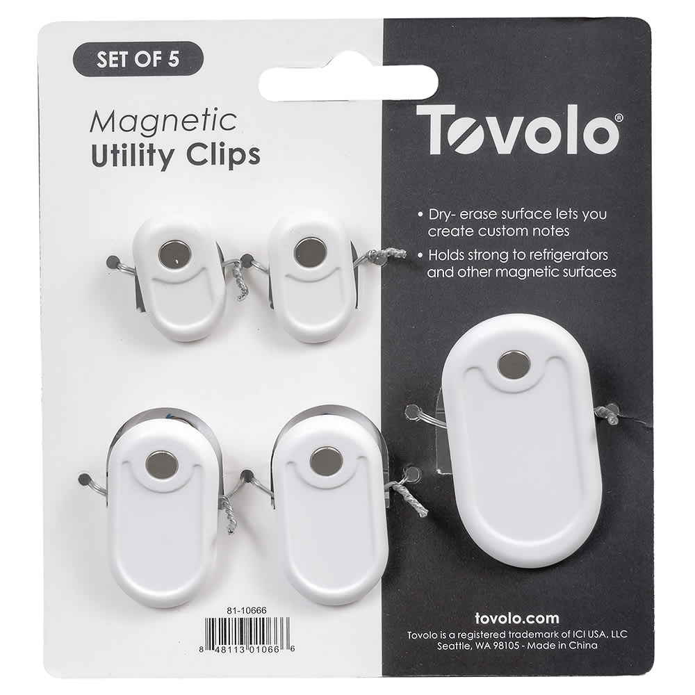 Tovolo Magnetic Bag Clips , X-Large - Set Of 2