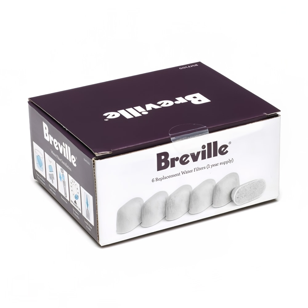 6 Pack Breville BWF100 Kompatible Wasser Filter Breville Espresso Maschine  T3B4 