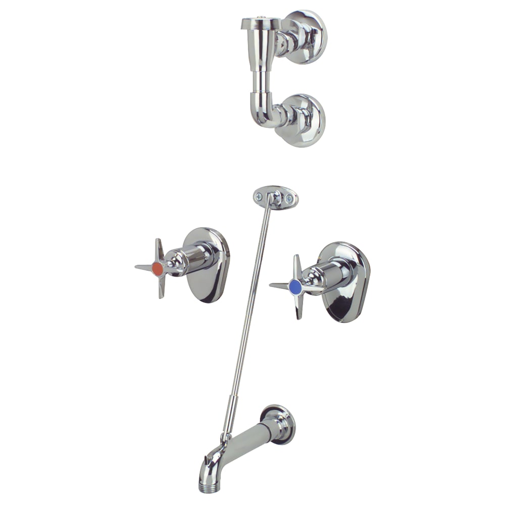 Zurn Industries Z873E2EVBIS Service Sink Faucet w/ 8" Vacuum Breaker Nozzle, Integral Stops