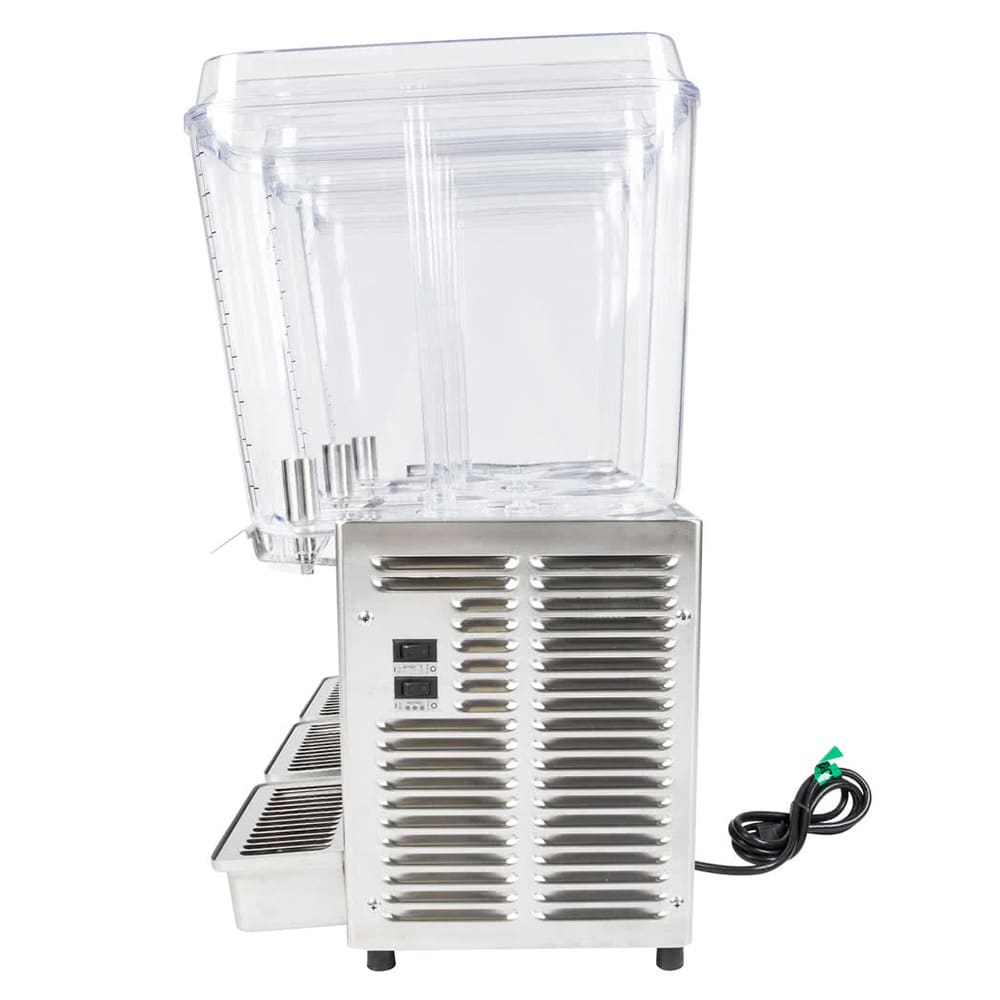 Crathco D353 Refrigerated Drink Dispenser w/ (3) 5 gal Bowls, Pre Mix
