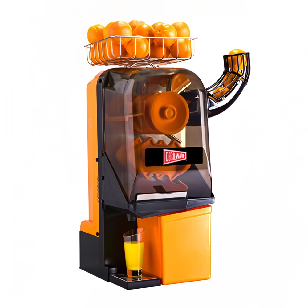 Crathco JX15MC Manual-Feed Automatic Orange Juicer - 15 Oranges/Min, 120v