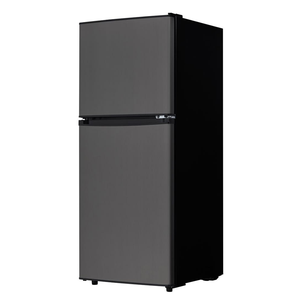 Danby DCR047A1BBSL 4.7 cu ft Compact Refrigerator & Freezer w/ Solid Doors Black/Stainless, 115v