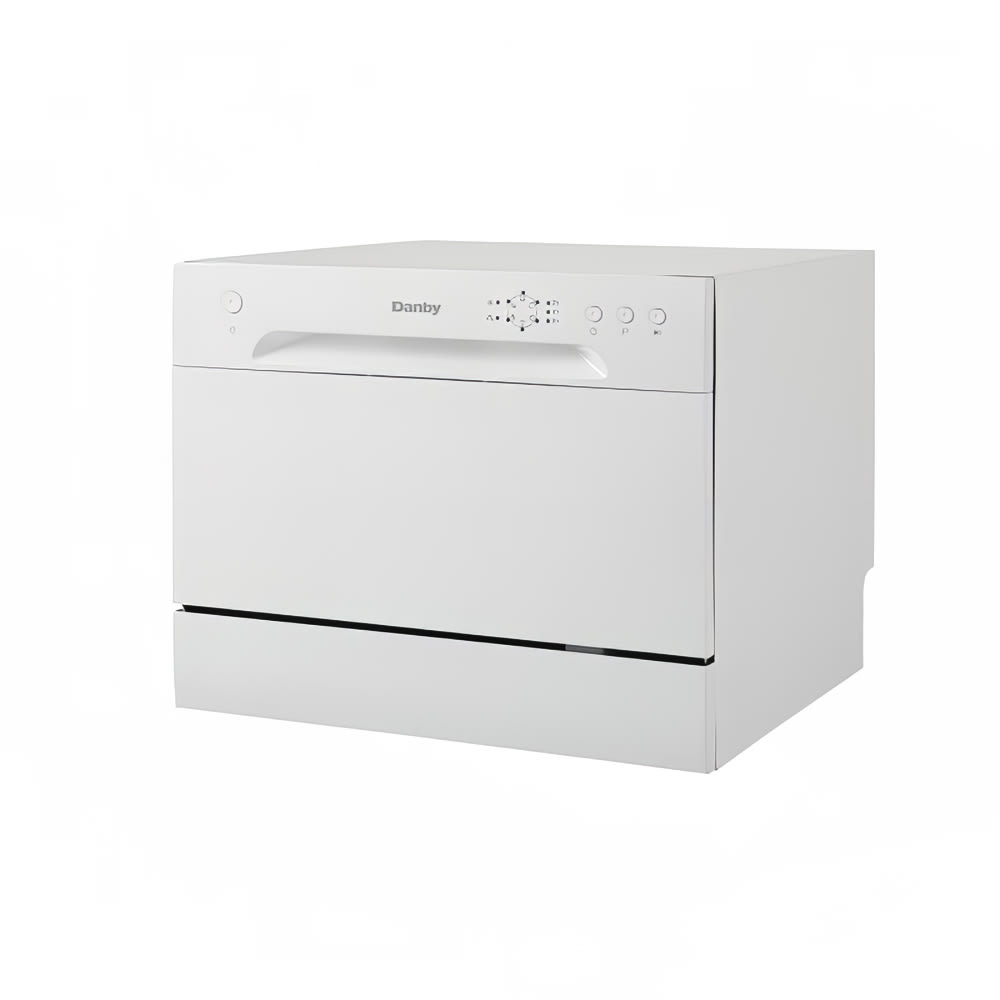 Danby DDW621WDB Countertop Dishwasher w/ (6) Wash Cycles White, 120v