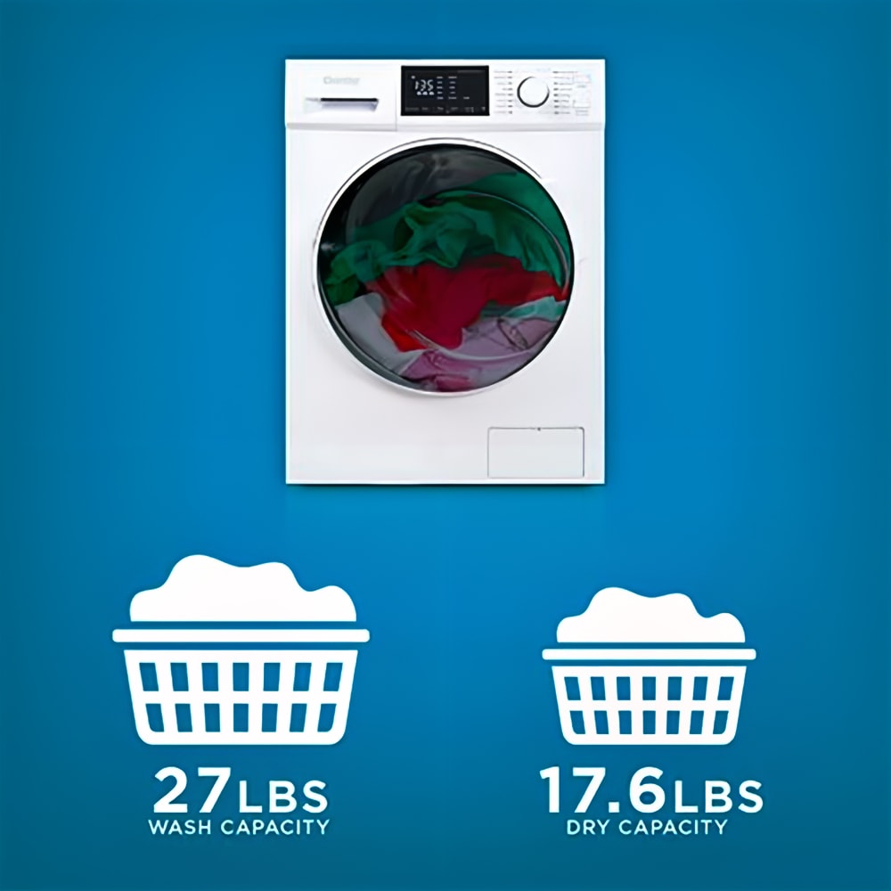 Danby DWM120WDB3 2.7 cu ft Washer/Dryer Combo w/ 14 Wash Cycles & 2