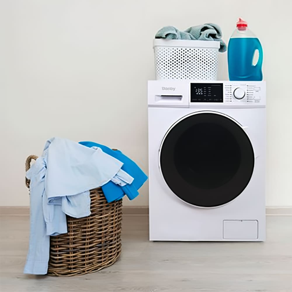 Danby DWM120WDB3 2.7 cu ft Washer/Dryer Combo w/ 14 Wash Cycles & 2 Drying Cycles White, 120v