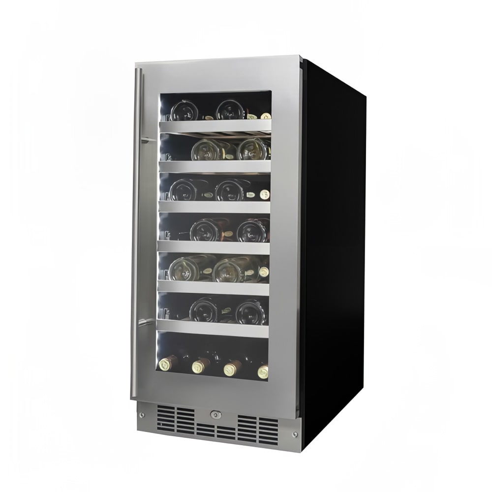 Danby SPRWC031D1SS 15" One Section Wine Cooler w/ (1) Zone 28 Bottle