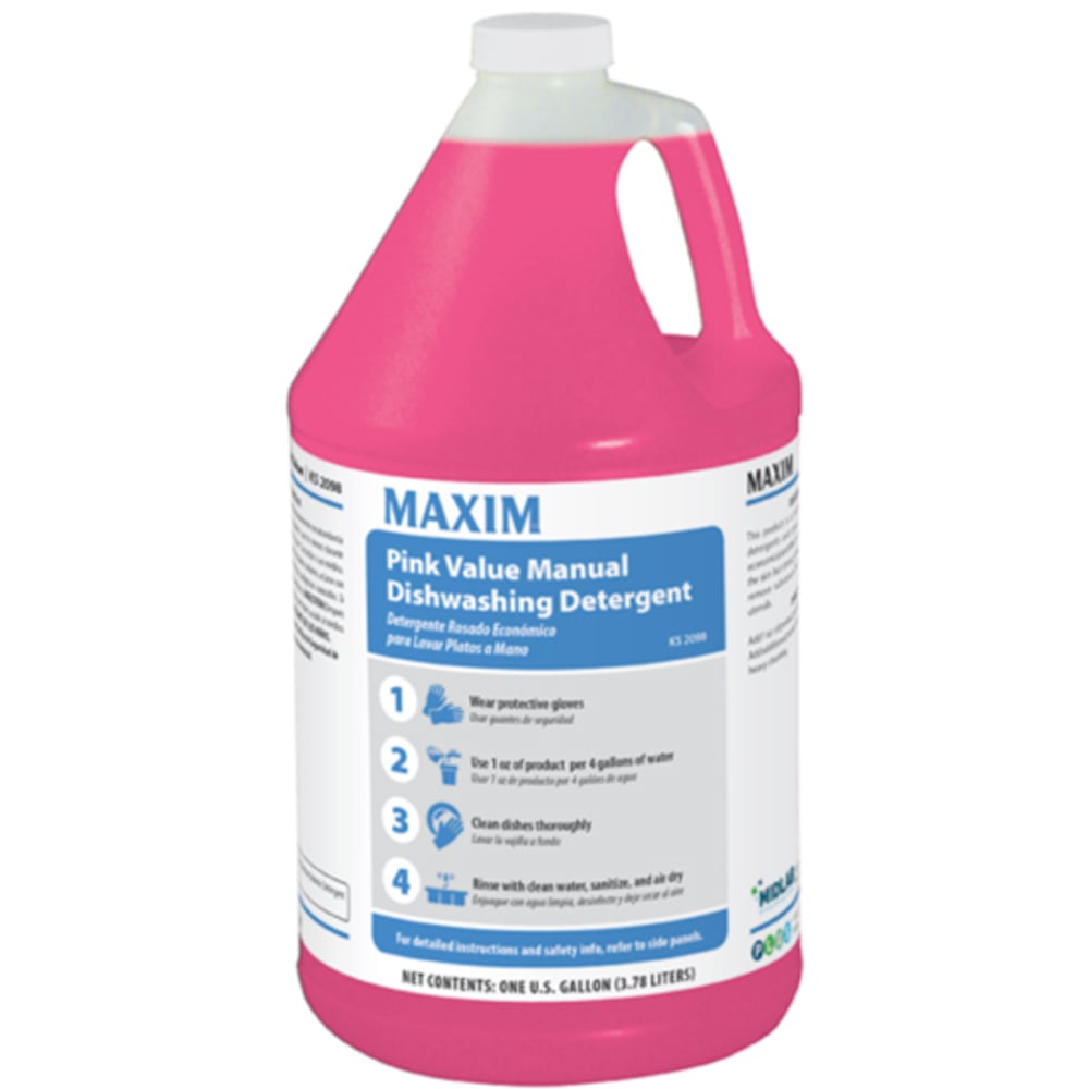 Maxim 20980005 5 gal Pink Value Manual Dishwashing Detergent