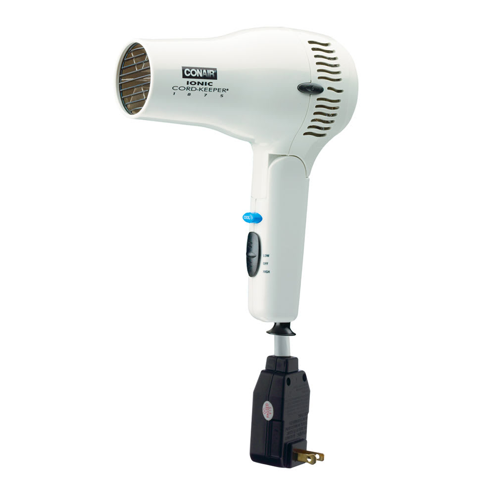 Conair Hospitality 169WIW Folding Hair Dryer w/ Cool Shot Button (2